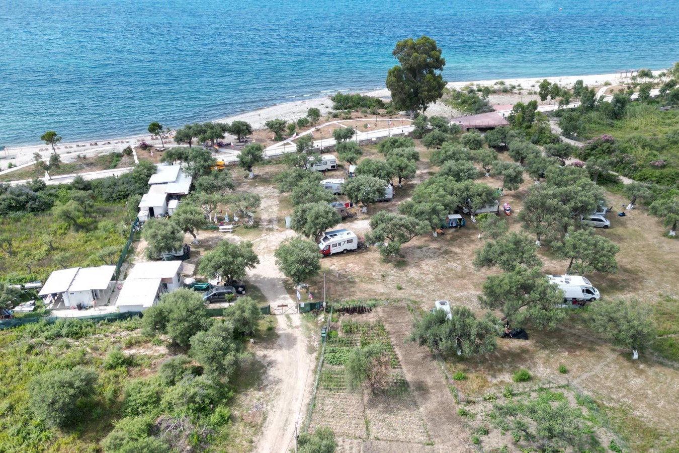 Camping Moskato  - Luftaufnahme des Campingplatzes