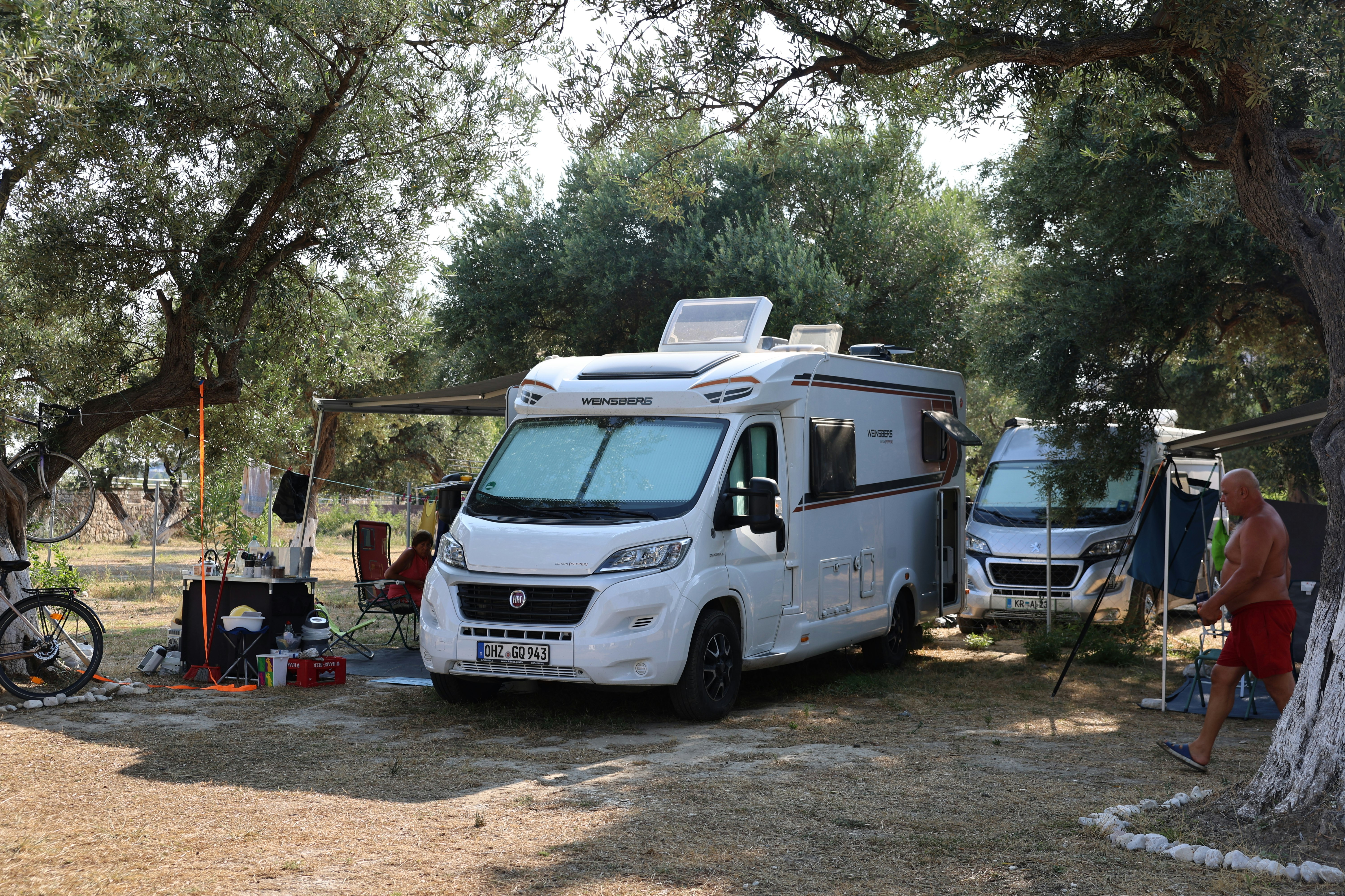 Camping Moskato - Standplätze auf dem Campingplatz