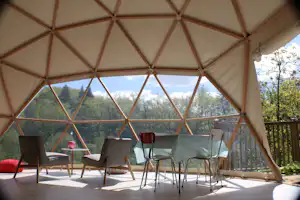 Camping Moulin de Chaules - Innenansicht Mobilheim
