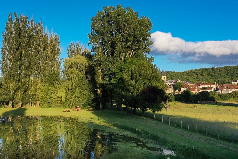 Camping Moulin du Bel Air - ein Teich  in der Nähe vom Campingplatz