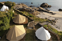 Camping Muiñeira - Zeltplätze mit Aussicht auf den Strand
