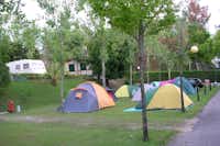 Camping Municipal Carballo do Marco  -  Zeltplatz vom Campingplatz auf grüner Wiese