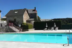 Camping Municipal de Saint Just - Pool im Freien auf dem Campingplatz