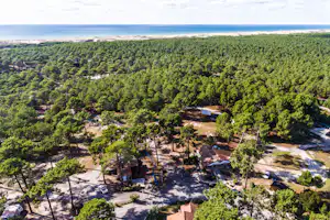 Camping La Grigne - Luftaufnahme vom Campingplatz am Atlantik
