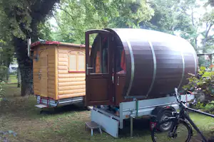 Camping Municipal Louis Rigoly - Mobilheime auf dem Campingplatz