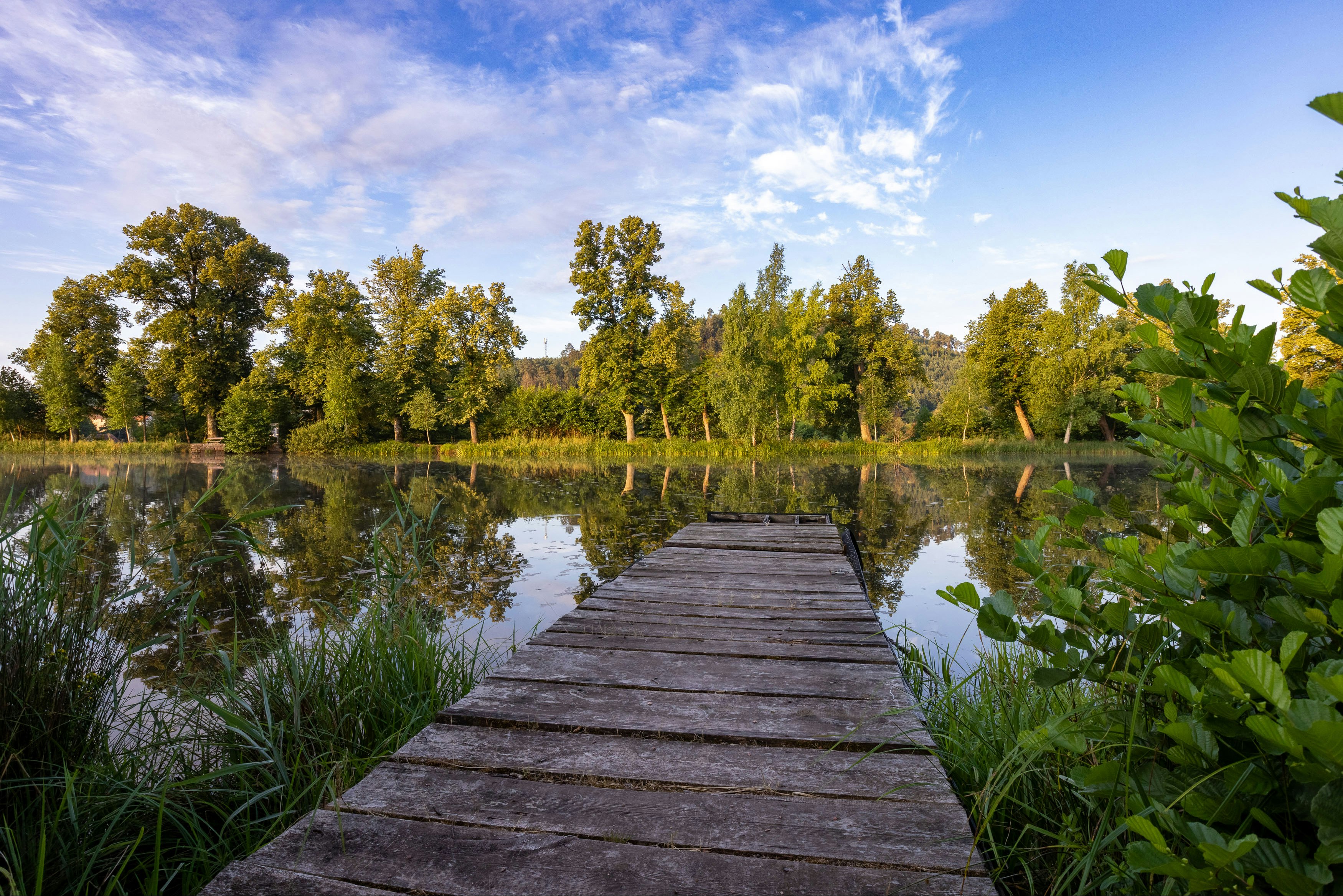 Camping Ramstein Plage - Blick auf den See am Campingplatz