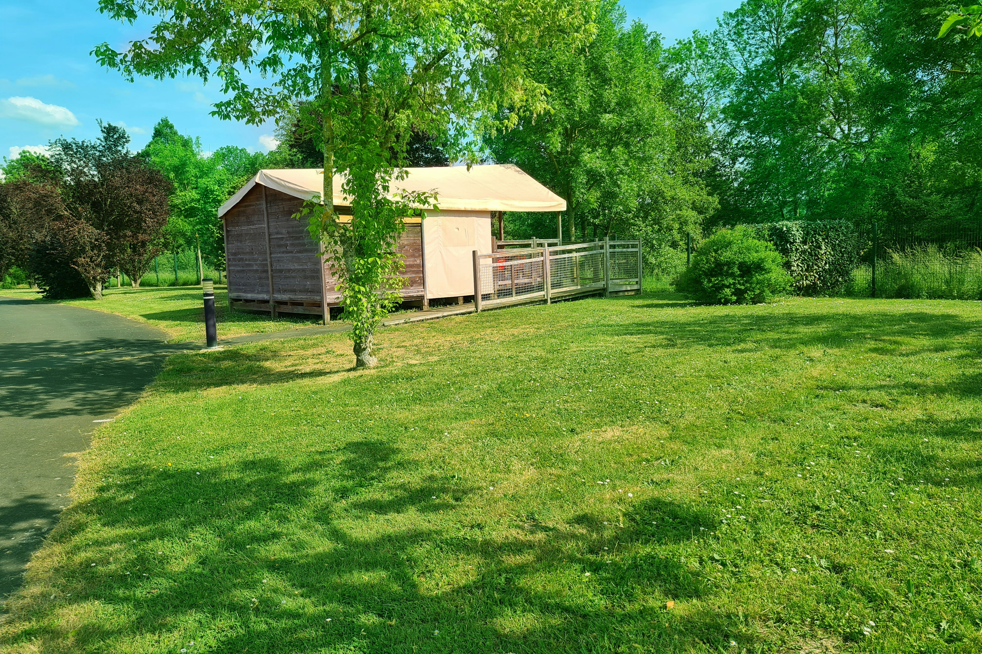 Camping Municipal Val de Braye  - Mobilheime auf dem Campingplatz