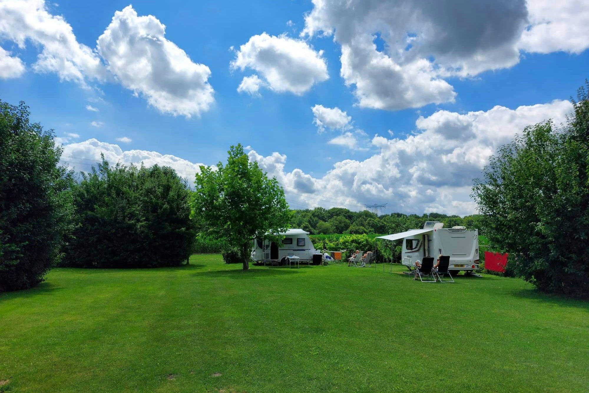 Camping Munnickenheide  - Stellplätze auf dem Campingplatz im Grünen