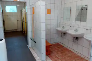 Camping Nahetal - Sanitäranlage auf dem Campingplatz