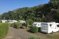 Camping Nahetal - Wohnmobil- und  Wohnwagenstellplätze auf dem Campingplatz