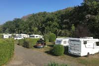 Camping Nahetal - Wohnmobil- und  Wohnwagenstellplätze auf dem Campingplatz