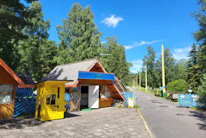 Camping Vaivari Jūrmala - Rezeption des Campingplatzes
