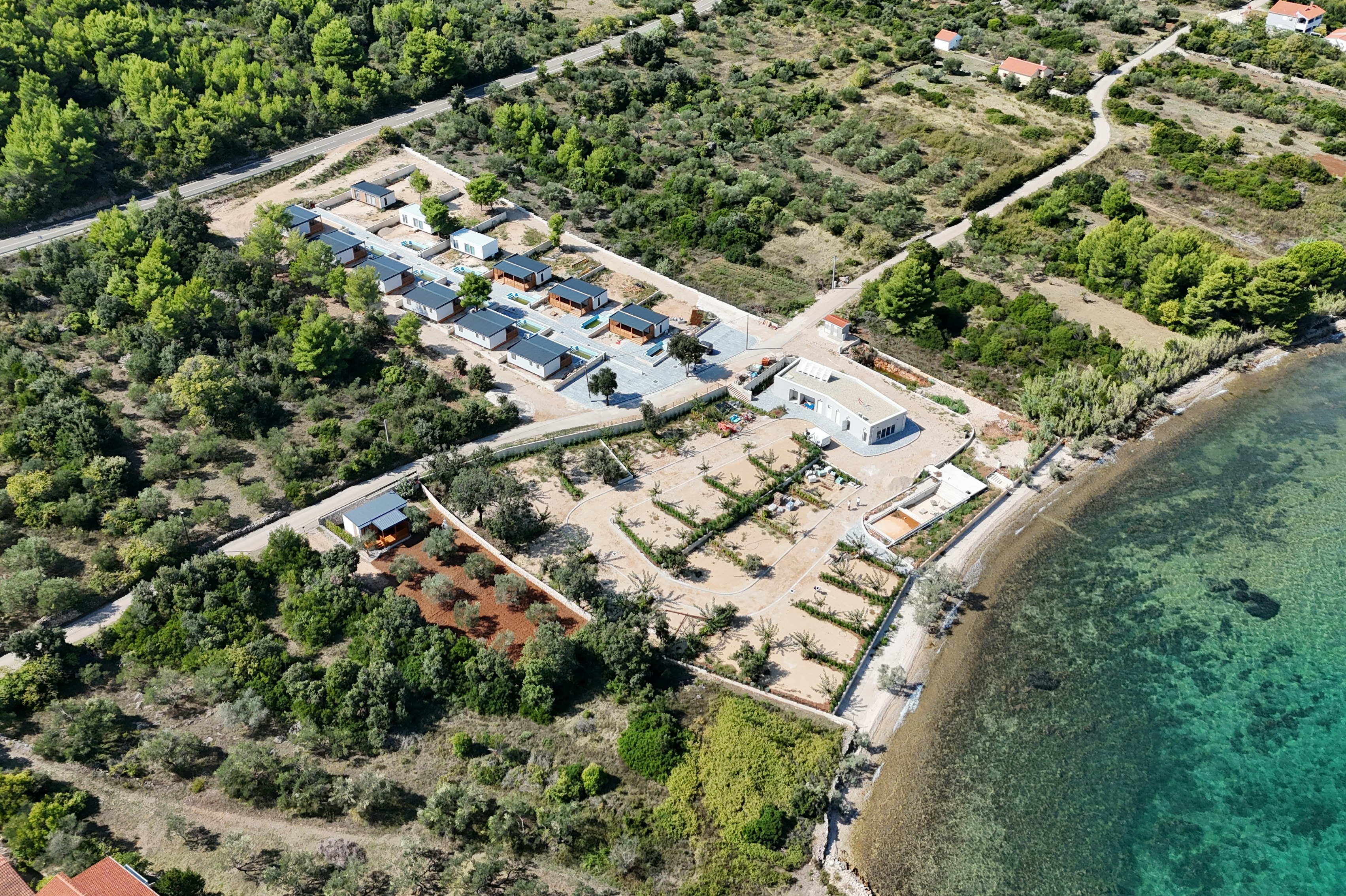 Camping Nevia  - Campingplatz aus der Vogelperspektive