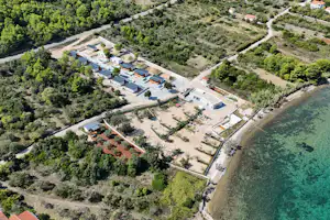 Camping Nevia - Campingplatz aus der Vogelperspektive