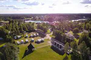 Camping Nilimella Sodankylä - Campingplatz aus der Vogelperspektive