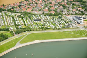 Camping Nordsee - Campingplatz aus der Vogelperspektive
