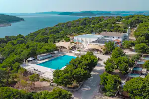 Camping Obonjan Island Resort - Luftaufnahme des Campingplatzes