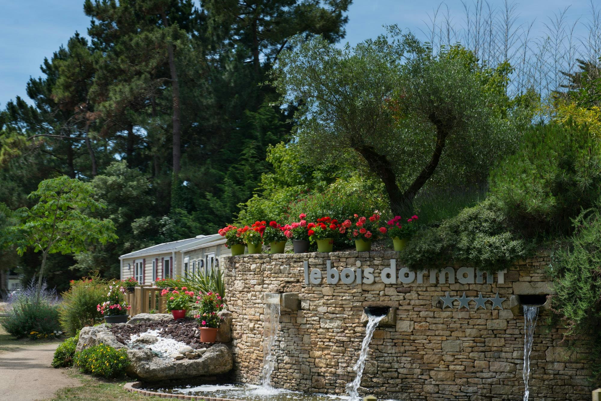 Camping Officiel Siblu Le Bois Dormant - Eingang des Campingplatzes