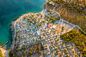 Camping Olea - Blick auf den Campingplatz aus der Vogelperspektive