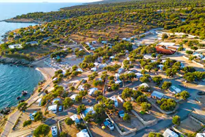 Camping Olea - Luftaufnahme des Campingplatzes