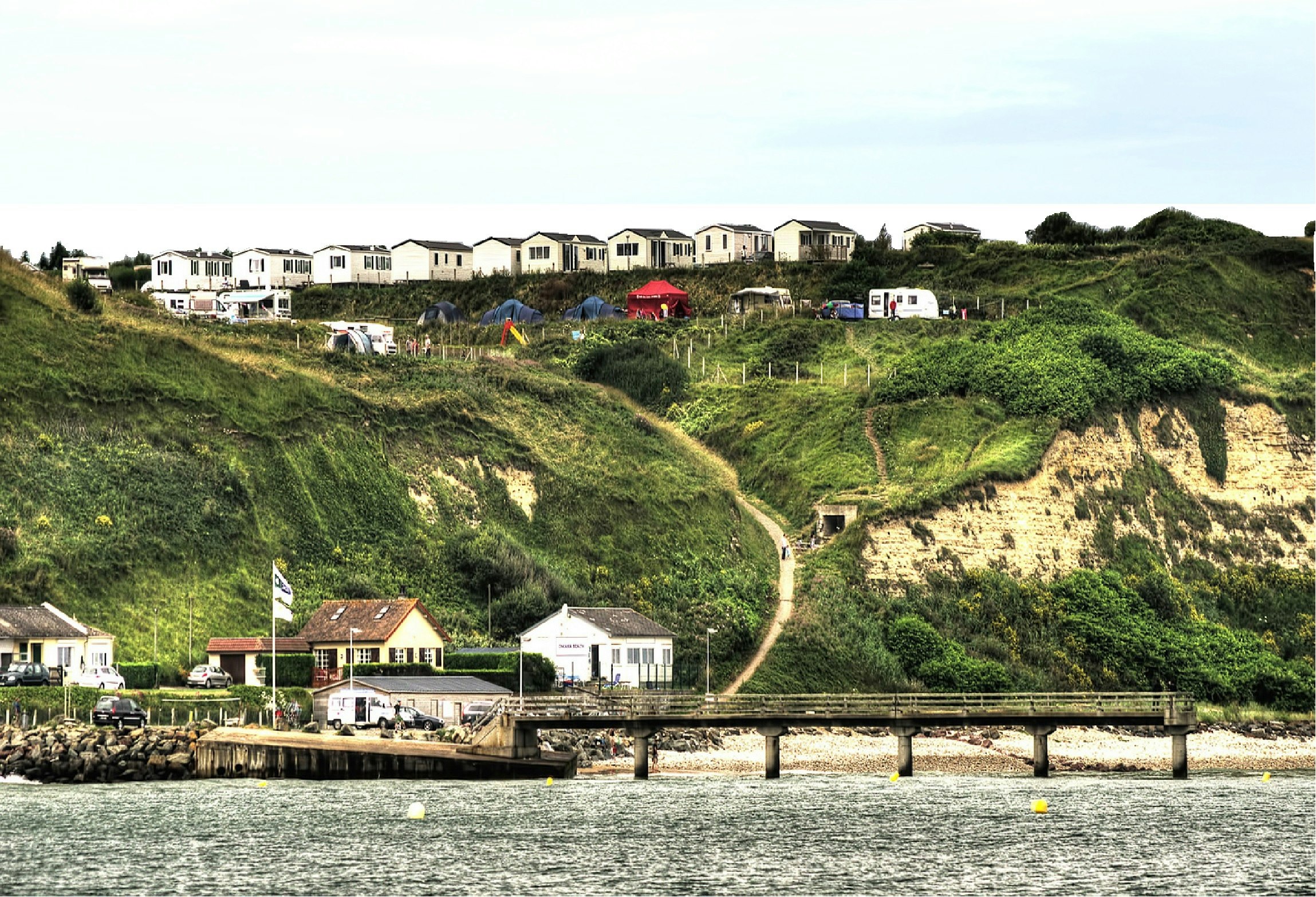 Flower Camping Omaha Beach