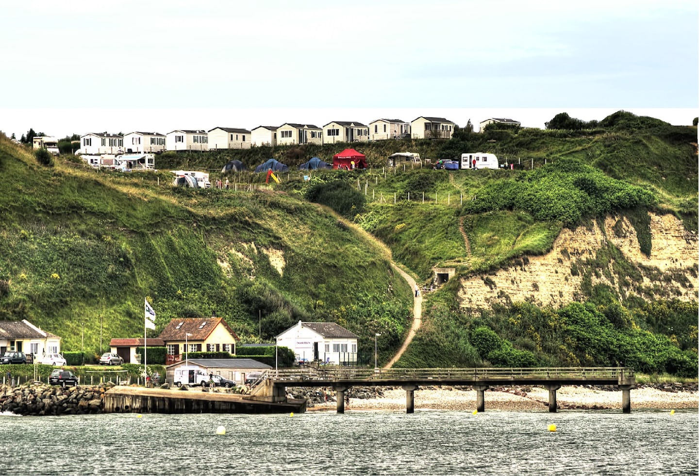 Flower Camping Omaha Beach