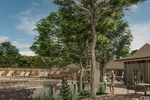 Camping Sandaya Ondres Plage - Sonnenliegen auf dem Campingplatz