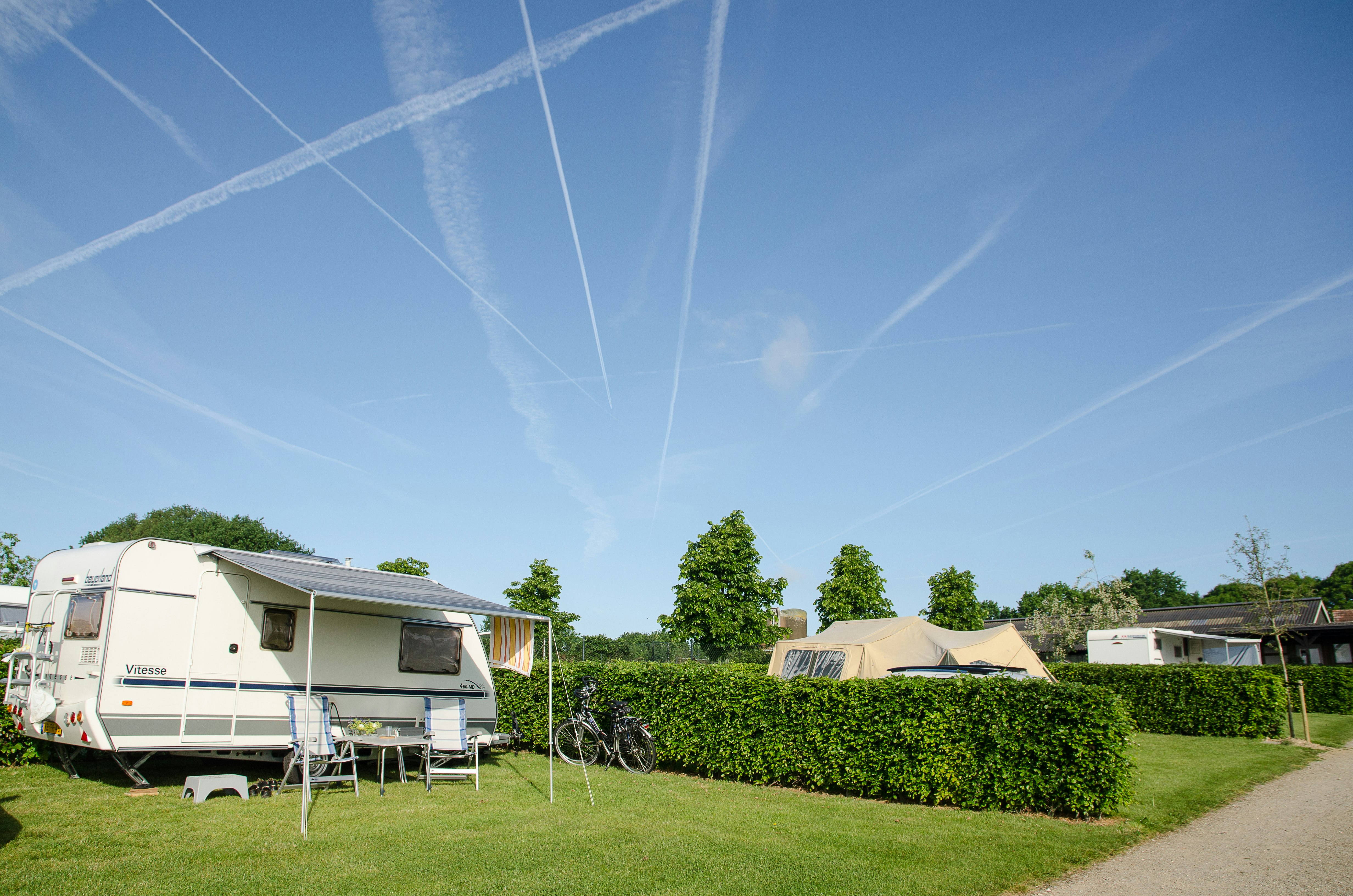 Camping Op den Stuwwal - Standplätze auf dem Campingplatz