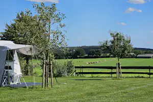 Camping Op den Stuwwal - Standplätze auf der Wiese auf dem Campingplatz