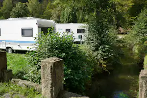 Camping Ostrauer Mühle - Standplatz am Waldbach