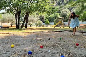Camping Tikayan Oxygène Camping Oxygène - Pétanque-Feld und Kinderspielplatz auf dem Campingplatz