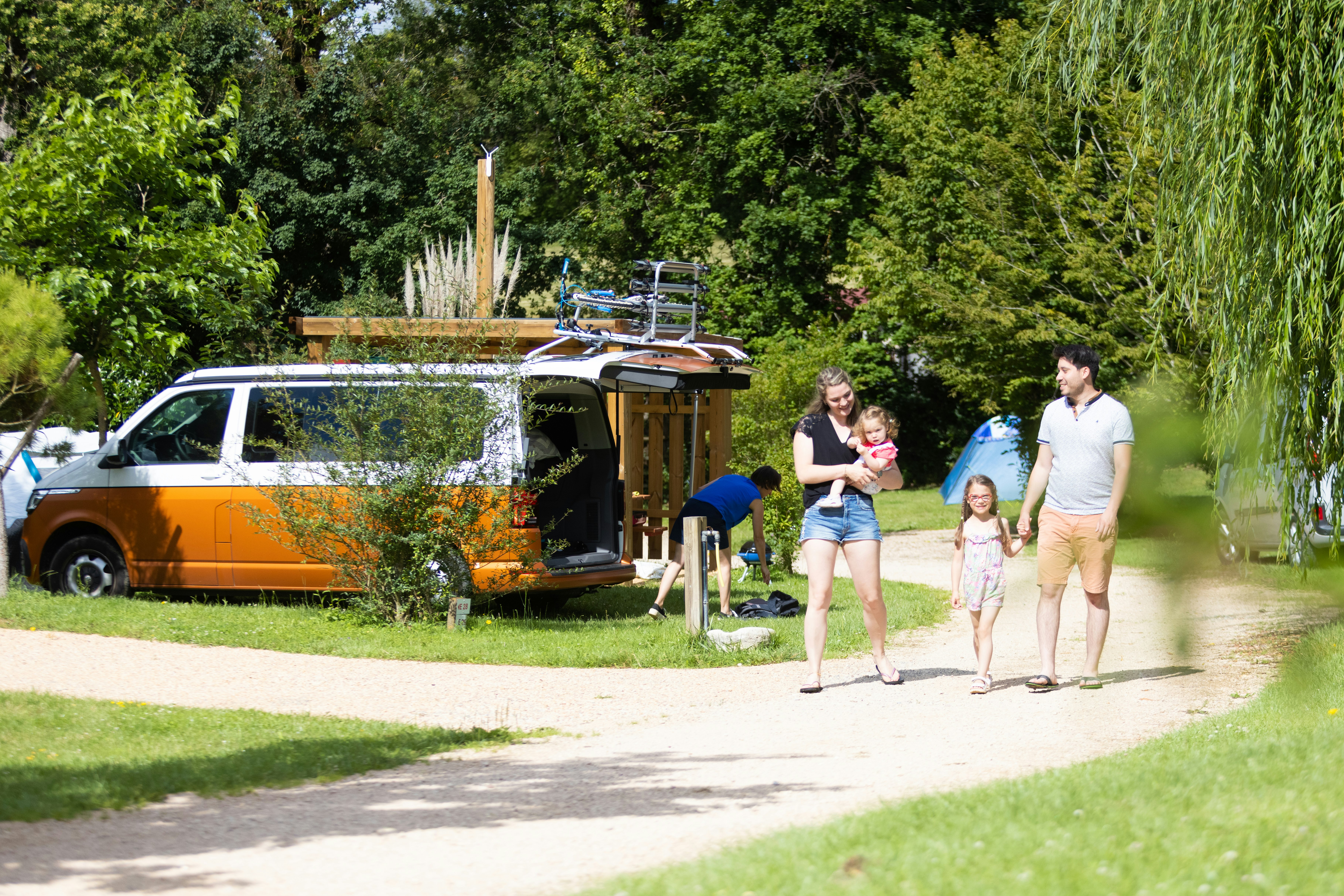 Camping Padimadour - Standplätze auf dem Campingplatz