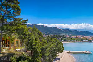 Padova Premium Camping Resort - Blick auf den Campingplatz am Wasser