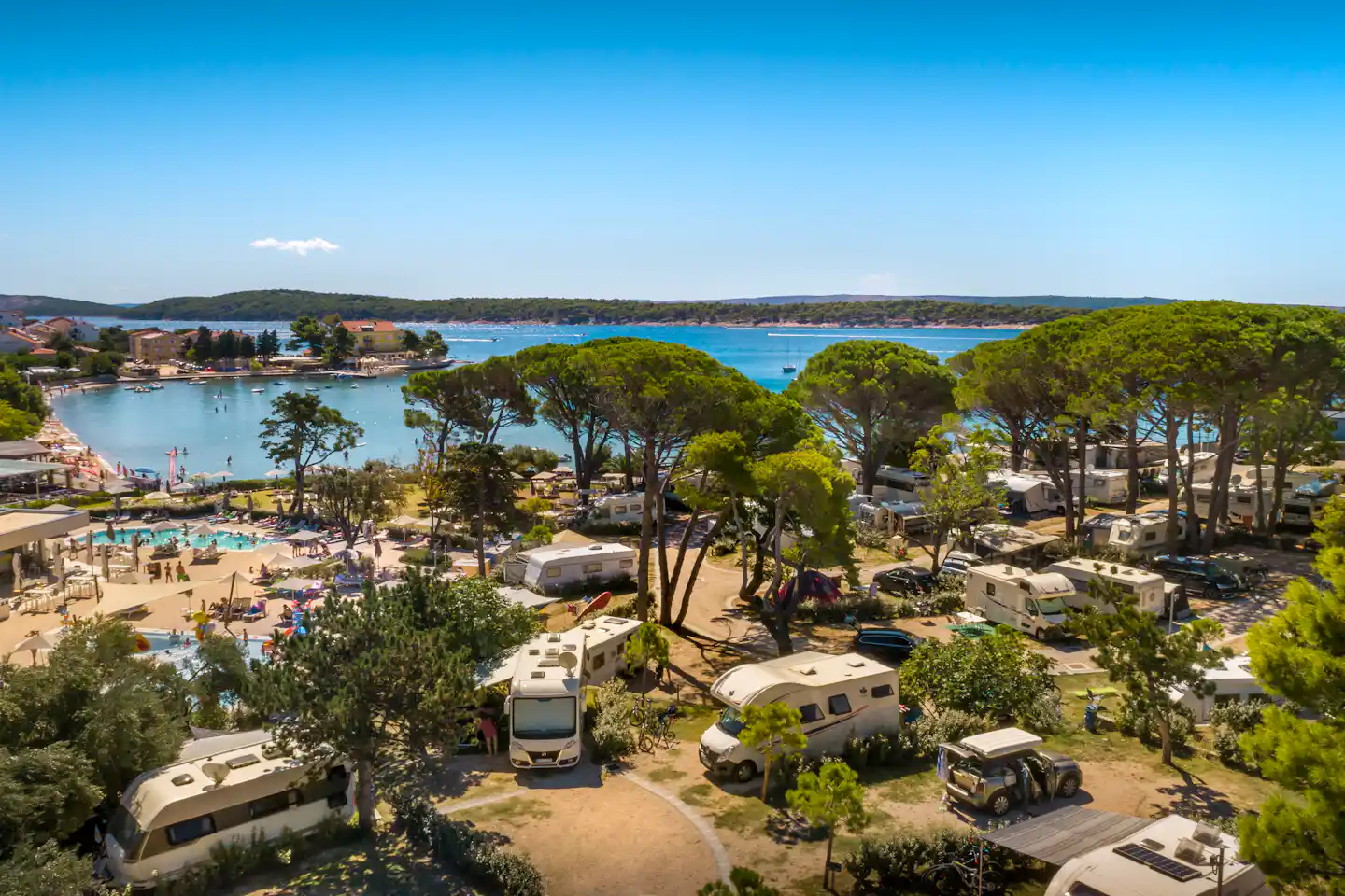 Valamar Camping Padova - Luftaufnahme des Campingplatzes