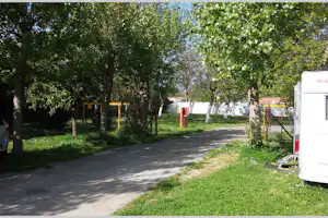 Camping Paleológio - Einfahrt des Campingplatzes