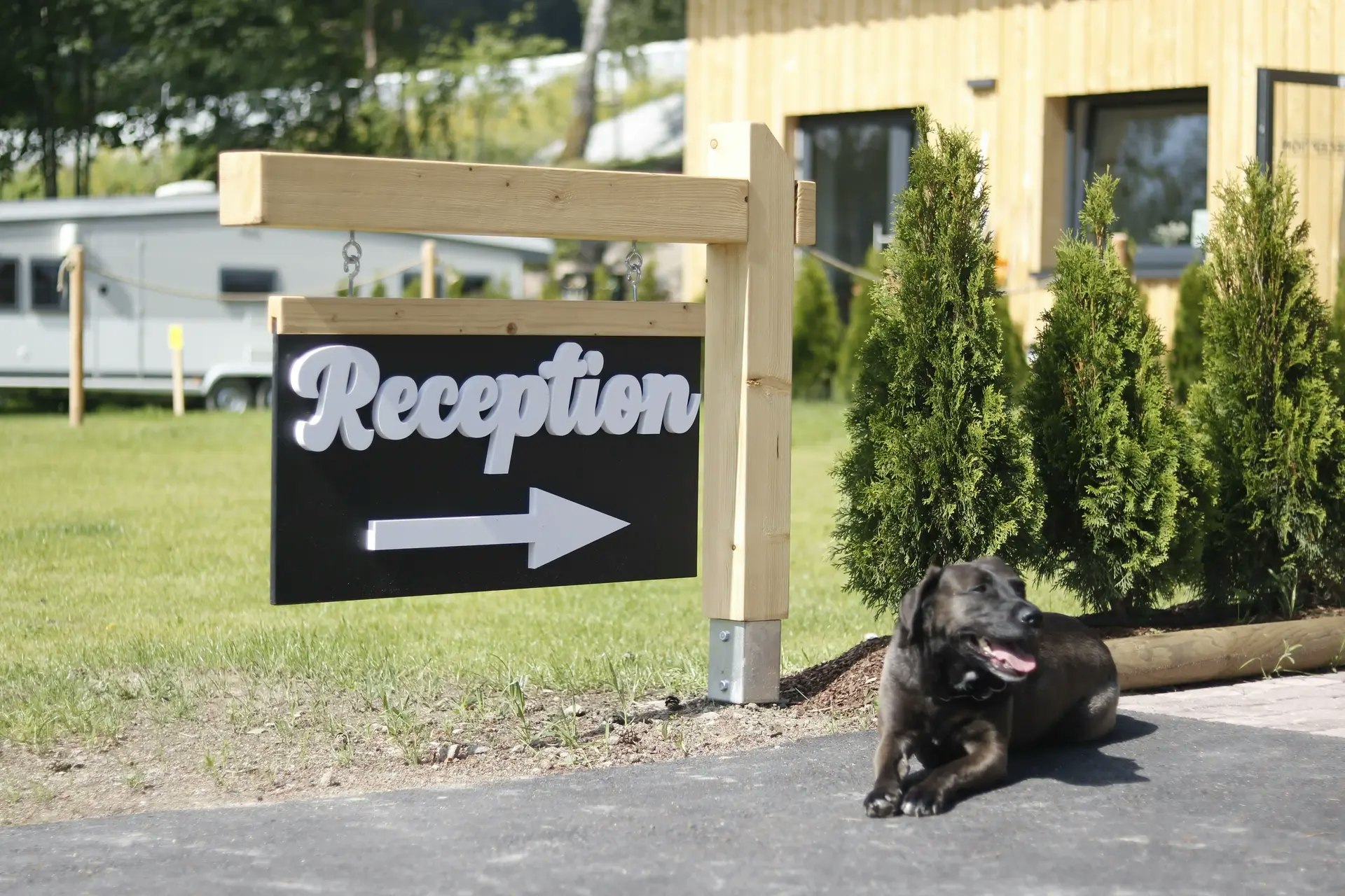 Camping Panorama - Rezeption auf dem Campingplatz