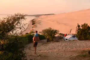 Yelloh! Village Panorama du Pyla - Zeltplätze im Sand mit Blick auf die Dünen und den Strand