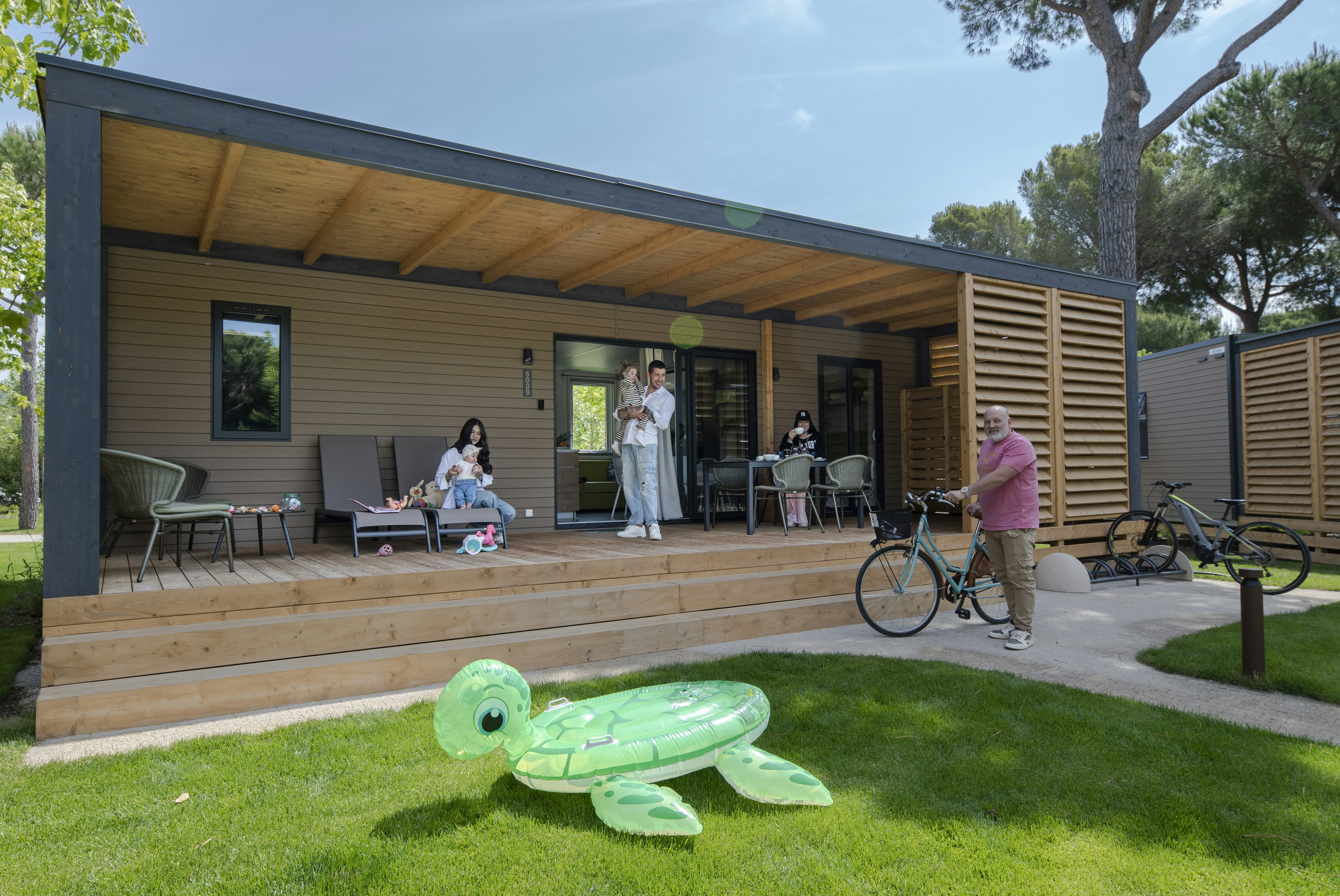 Camping Pappasole  - Mobilheim auf dem Campingplatz