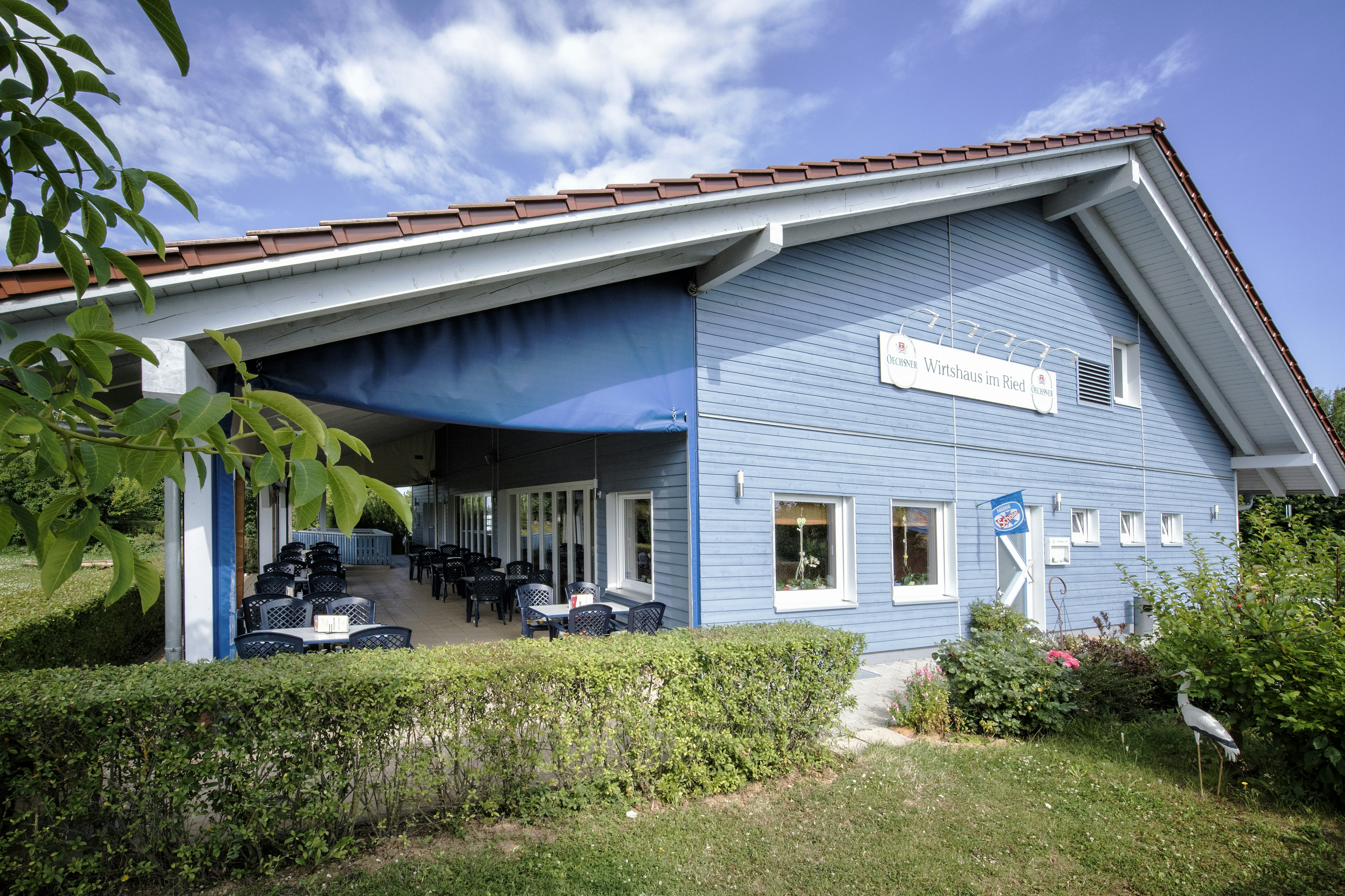 Camping Paradies Franken - Snack bar und biergarten auf dem Campingplatz