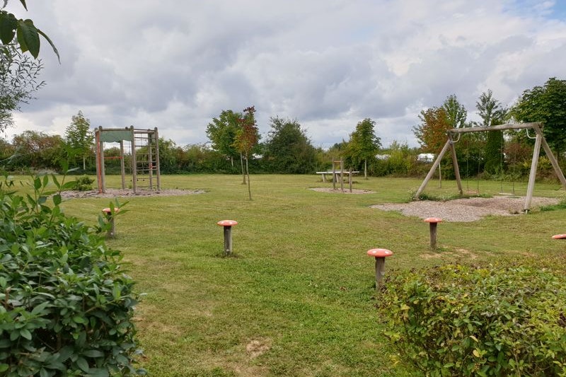 Camping Paradies Franken - kinderspielplatz auf dem Campingplatz