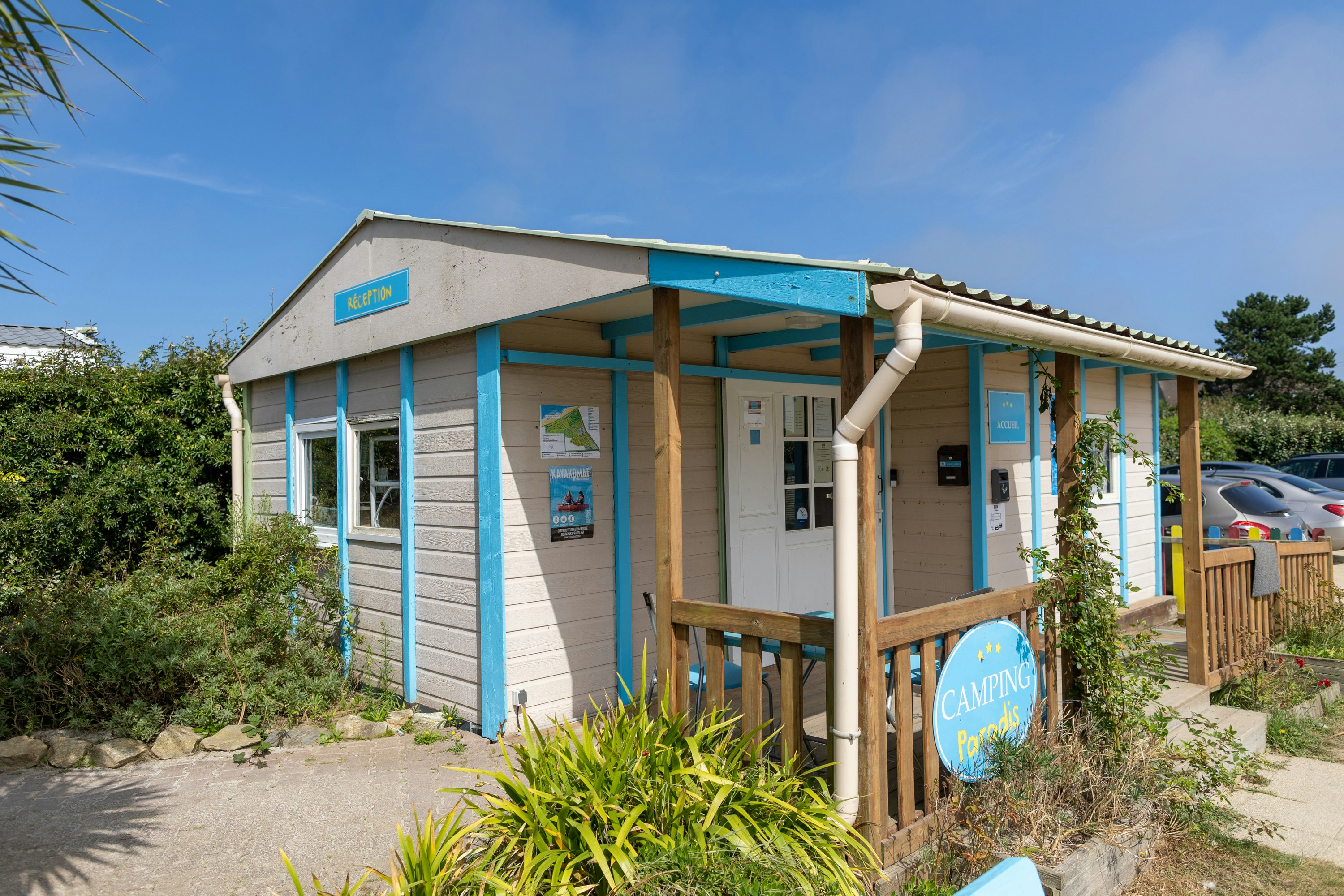 Camping Paradis La Pointe de Roscoff - Rezeption des Campingplatzes