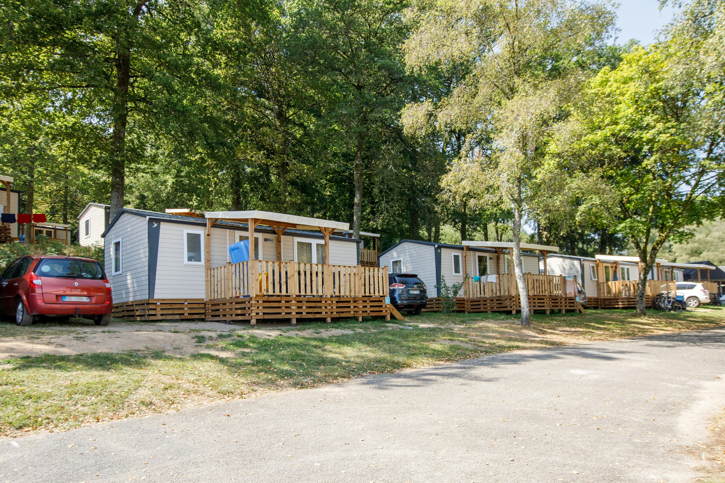 Camping Paradis Les 2 Îles  - Mobilheime auf dem Campingplatz