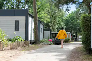 Camping Paradis Les Rochelets - Mobilheime auf dem Campingplatz