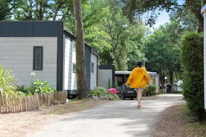 Camping Paradis Les Rochelets - Mobilheime auf dem Campingplatz
