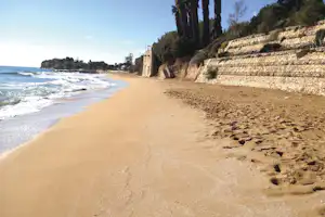 Camping Paradiso del Mare - Strand vom Campingplatz am Mittelmeer