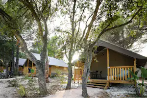 Camping Parc de Bormes - Glamping-Zelte auf dem Campingplatz
