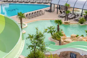 Camping Club MS La Côte Sauvage - Wasserpark mit mehreren Becken und Rutschen