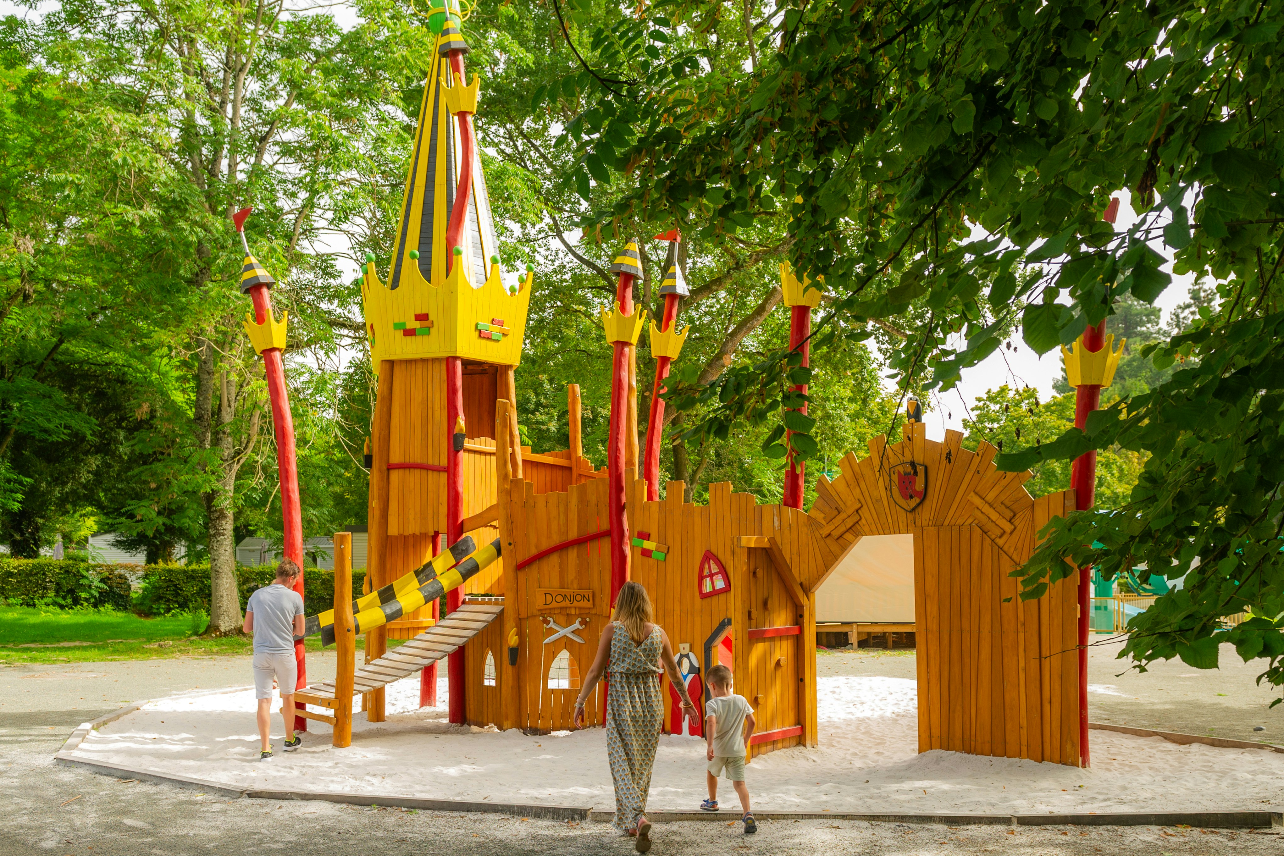 Capfun Camping Parc de Montsabert  - Kinderspielplatz auf dem Campingplatz