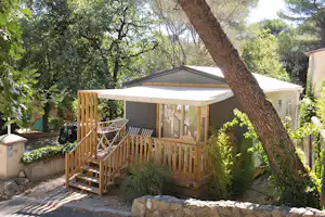 Camping Parc des Maurettes - Mobilheim vom Campingplatz im Grünen