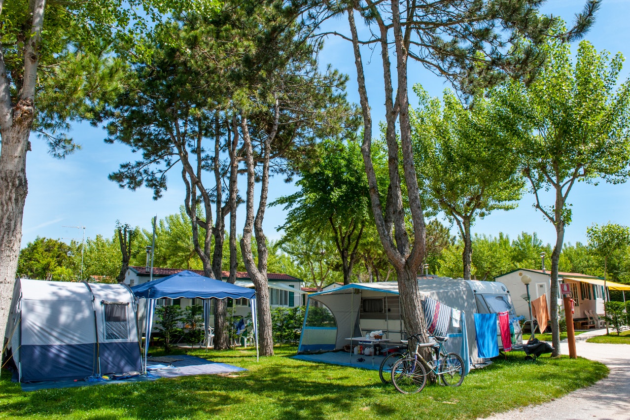 Camping Parco Capraro - Standplätze auf dem Campingplatz